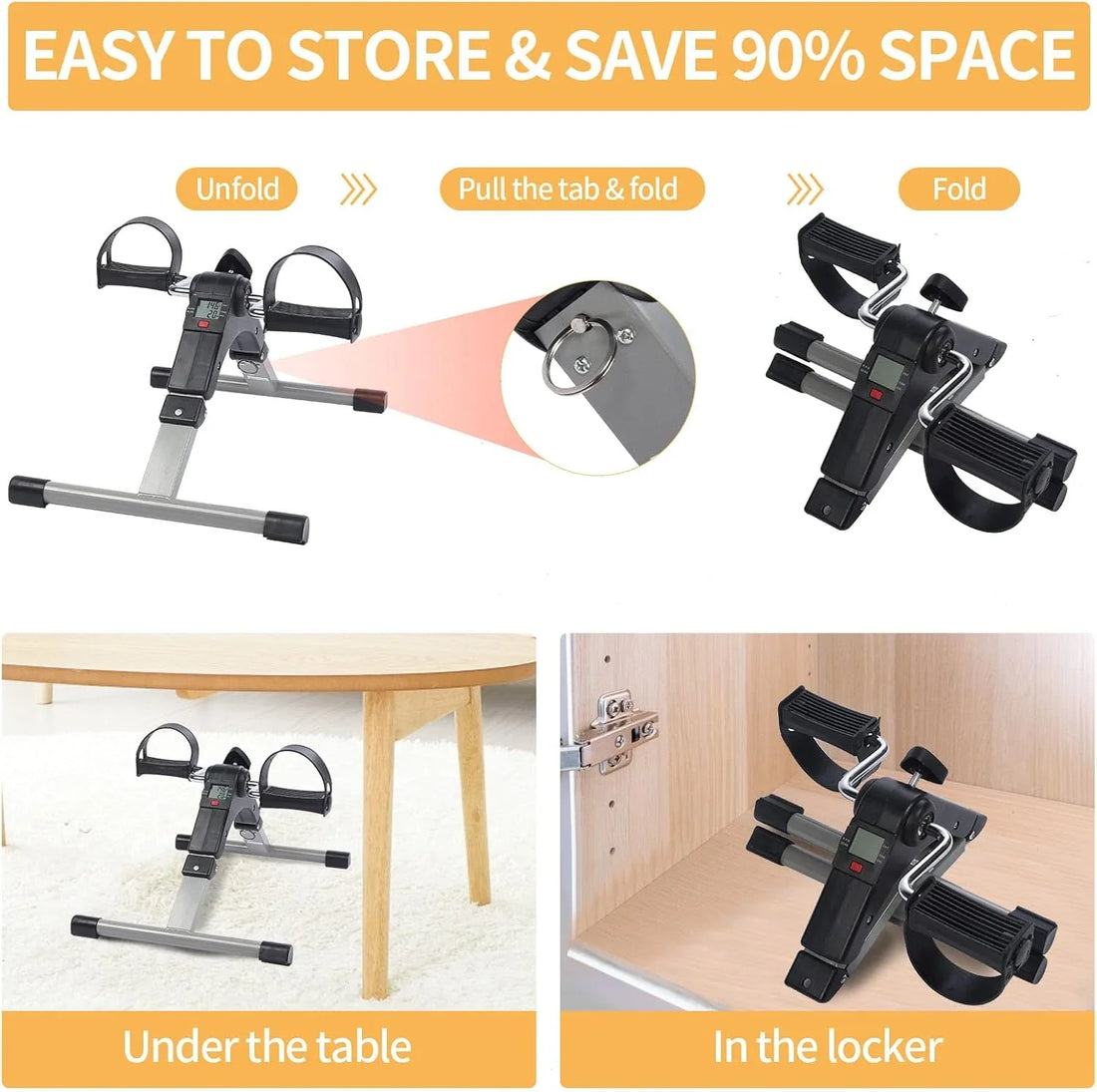 Mini digital Exercise Cycle