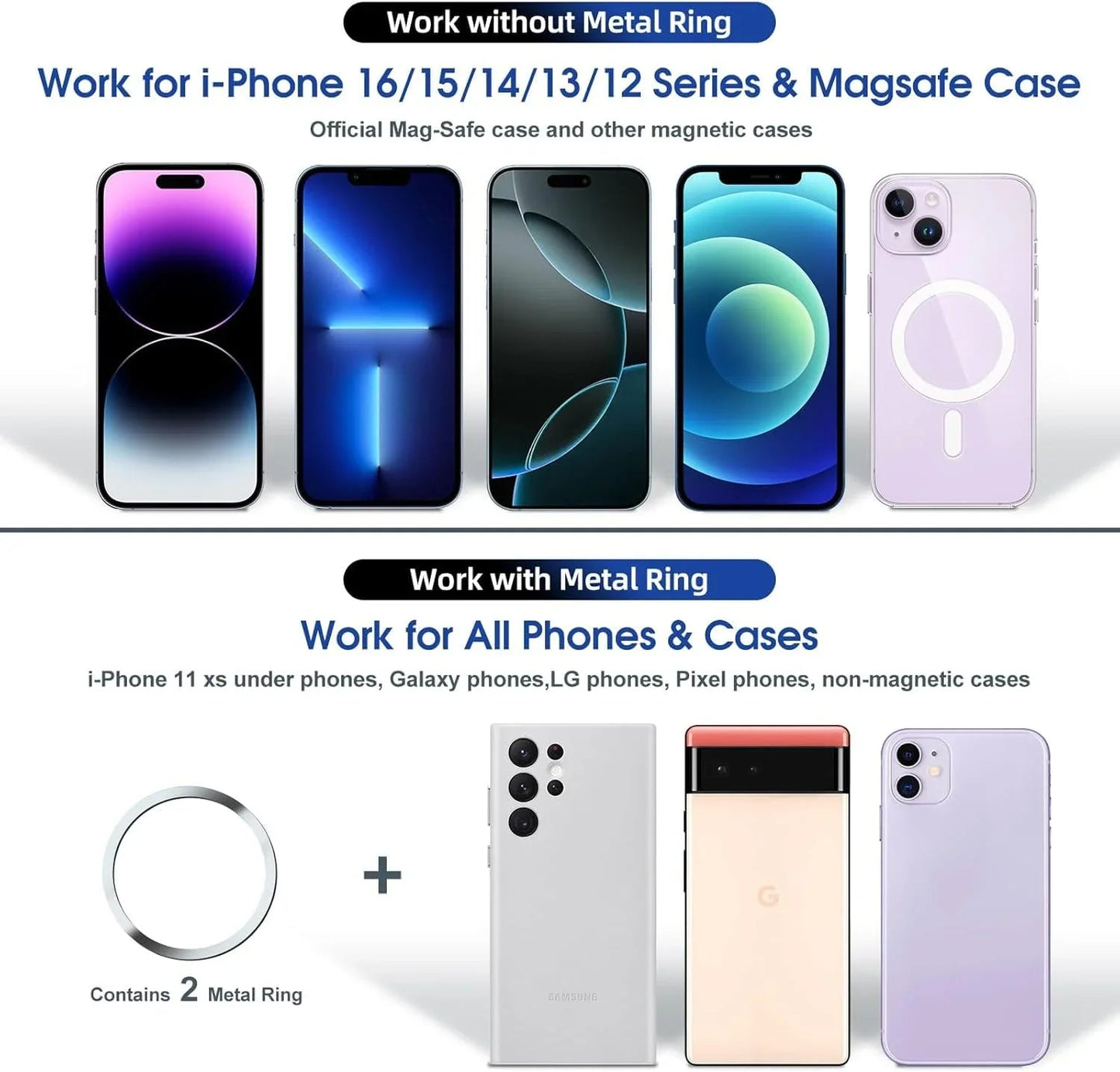 Vacuum Suction Magnetic Phone Stand