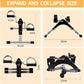 Foldable & Portable Mini Pedal Exercise Cycle with Digital Display and Adjustable Resistance