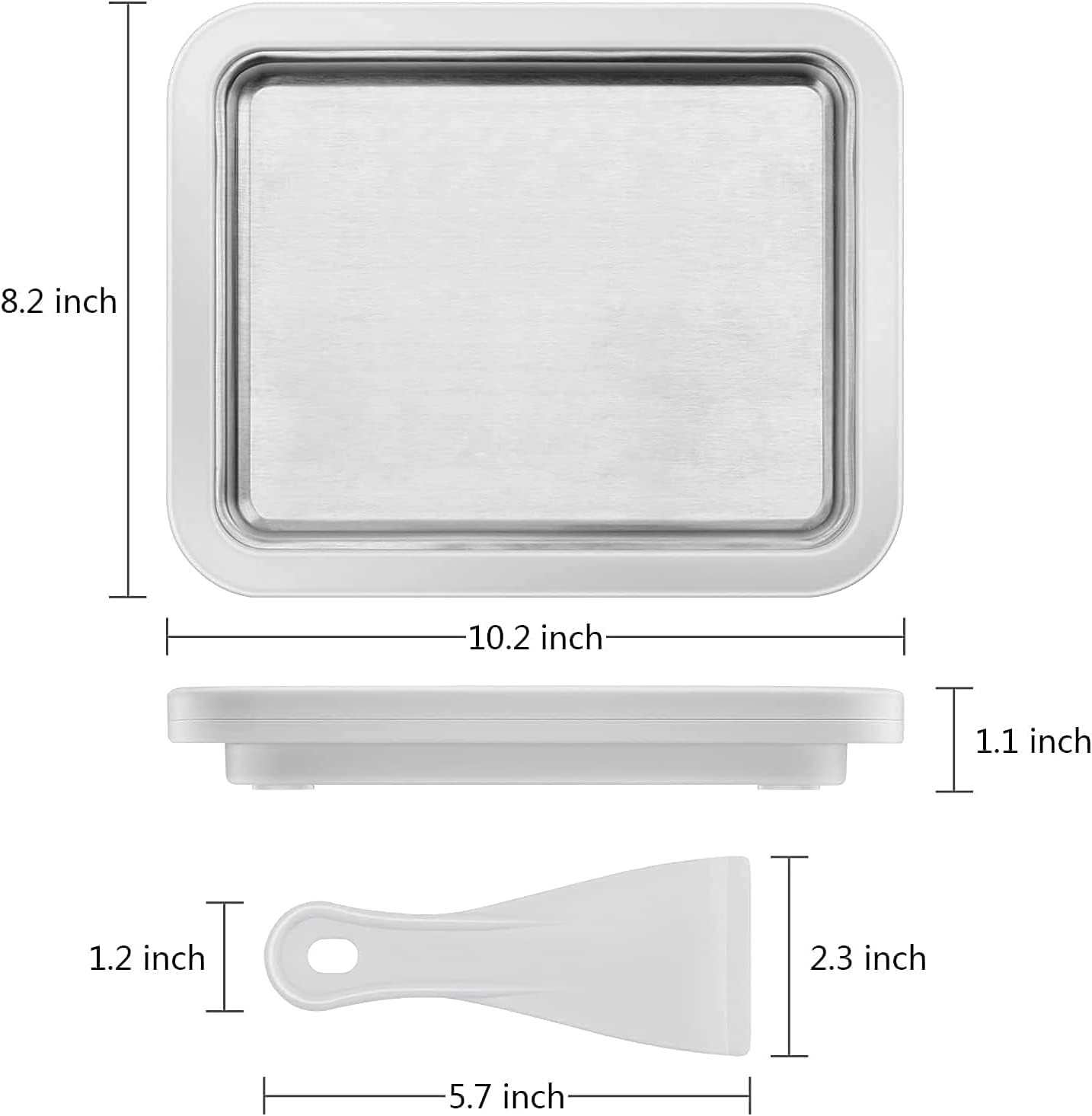 Ice Cream Roller Plate Machine Sweet Plate Cold Plate Making Rolled Maker Tool