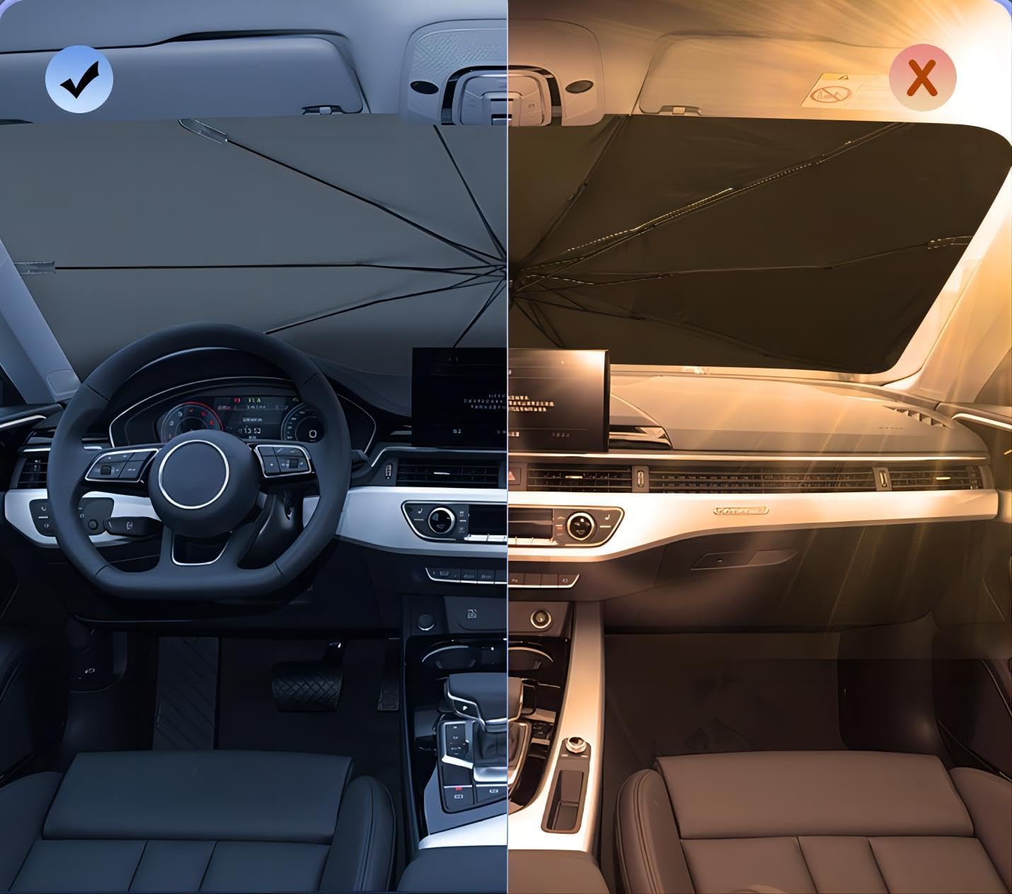 Foldable Car Umbrella Sunshade