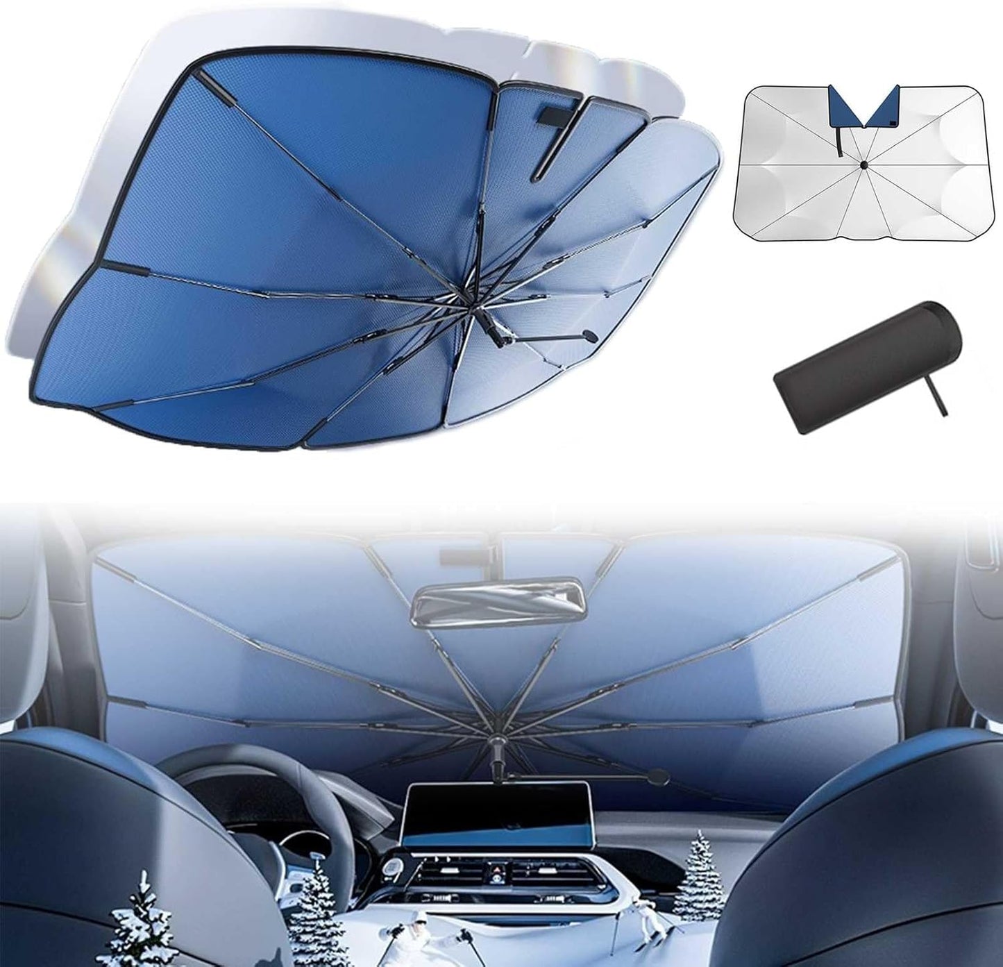 Foldable Car Umbrella Sunshade