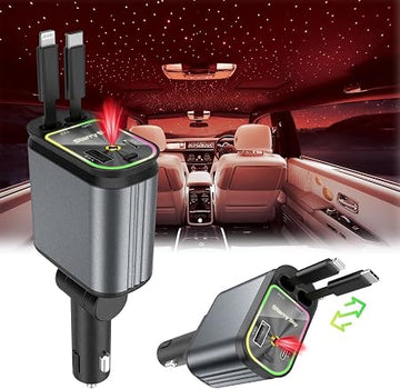 Bluetooth Car FM Transmitter with Fast Charging Ports